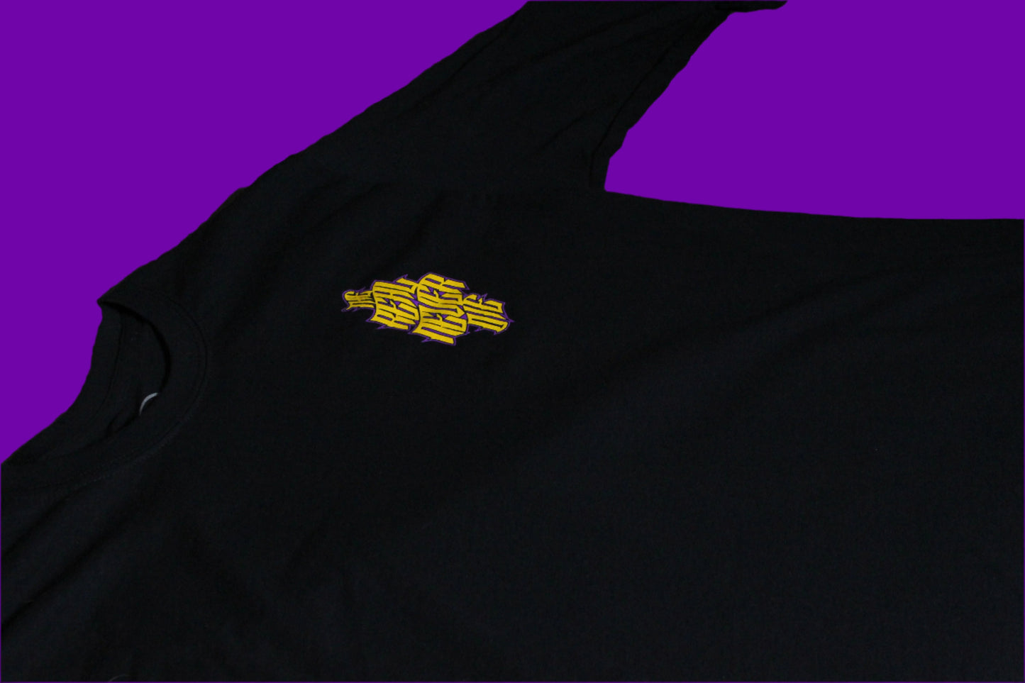 'BLACK MAMBA' L/S TEE - BLACK